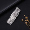 JKJF 2 Pcs Celtic Knot Barrette Vintage Hair Barrettes Metal French Hair Clips Engraved Headwear for Women Girls - Gold Silver Style 1