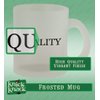 Knick Knack Gifts Always Hydrated - 10oz Frosted Coffee Mug Cup, Frosted