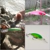 wLure 10 Blank Unpainted Minnow Jerkbait Medium Diver Tight Wobble Fishing Lures with Free Eyes UPM514