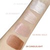 MEICOLY Light Liquid Highlighter,Long Lasting Liquid Luminizer Shimmer Stick,Waterproof Smooth Highlight Face Illuminator,Silky Natural Glow Makeup Sparkly Highlighters for Face,02 Mesmerize