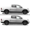SlickMod Chrome Delete Blackout Vinyl Overlay for 2017-2024 Honda Ridgeline Window Trim (Gloss Black)