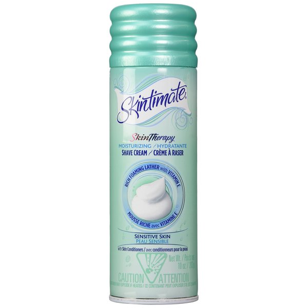 Skintimate SkinTherapy Moisturizing Shaving Cream, Sensitive, 10 oz