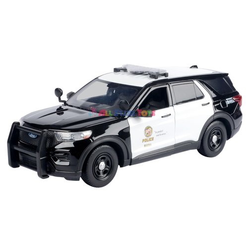 Motormax 2022 Ford Explorer Police Interceptor Utility LAPD Los Angeles Police Department 1/24 Diecast Model 76994 by All Star Toys