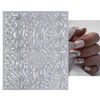 JMEOWIO 9 Sheets Marble Nail Art Stickers Decals Self-Adhesive Pegatinas Uñas Silver Line Nail Supplies Nail Art Design Decoration Accessories