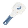 Lurrose Hair Cutter Comb Hair Shaper Razor Comb Double Edge Razor Hair Thinning Razor Comb for Home Salon Hair Cutting Styling Tools (White and Blue)