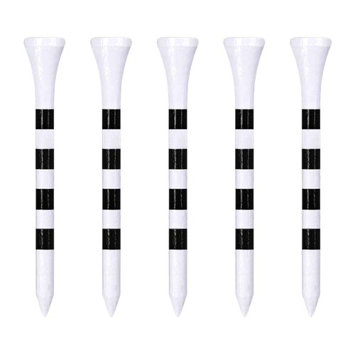 Zivisk Wooden Golf Tees 2-3/4" 100 Count 70mm White