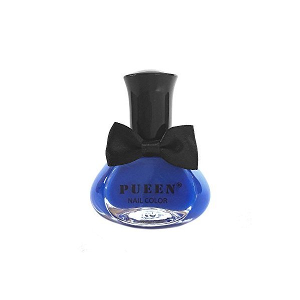 PUEEN Super Intense Nail Polish For Nail Stamping Big 5-FREE Formula Nail Color Lacquer (803 - Royal Blue)-BH000495