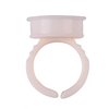 100 Pieces Cup Rings Glue Rings,Silicone Semi-Permanent Rings Nail Art Adhesive Glue Holders Palette For For Eyelash Extension Nail Art (L)