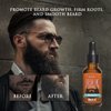 jeosisy Mens Beard Oil- Classic Beard Growth Kit for Men With Four Scents Natural and Pure Ingredients,Beard Oil for Men Growth Care Daily Gifts Set(WL)