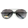 V.W.E. Aviator Progressive No Line Reading Glasses Tri-Focal Reader Outdoor Sunglasses (Gunmetal, 2.50)
