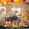 Fall Party Decorations Happy Fall Banner Fall Decorations with Fall Backdrop for Thanksgiving Decorations Friendsgiving Party Decorations Friendsgiving Decorations Thanksgiving Party Supplies