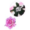 Outus 15 Pieces Flower Hair Clips Rose Flower Hairpin Clip Mexican Flower Pin Flower Brooch for Wedding Halloween, Medium(Fresh Colors)