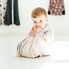 Buckle Me Baby Coats Sleep Sack | Car Seat Blanket | Car Seat to Crib Baby Wearable Blanket for Easy Transitions from Stroller, High Chair or Any 5 Point Harness | 4-8 Months Cream Blankie