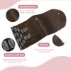 HUAYI Medium Brown Hair Extensions Real Human Hair Clip in Hair Extensions 120g 7pcs 16 inch,Soft & Natural Straight Double Weft Remy Hair for Women 16in #4 Chocolate Brown Hair Extensions