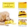 PEDOMUS Plush Dog Toy,Pets Squeaky Training Playing Toys,Treat Dispensing Dog Toy,Durable Chew Toys for Puppies Small Medium Dogs with Duck Shape