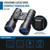 BARSKA 10x42 Lucid View Compact Binoculars , Black