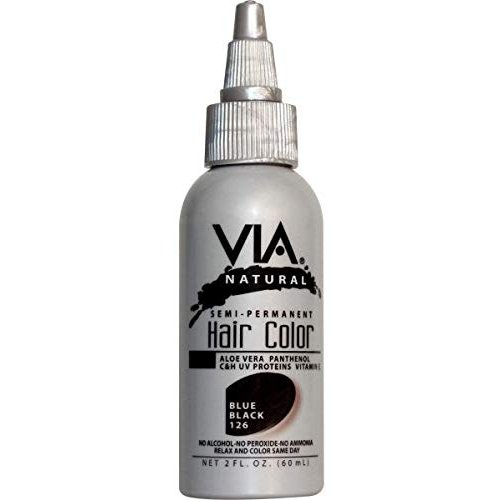 Via Natural Hair Color 126 [Blue Blk] (Pack of 4)
