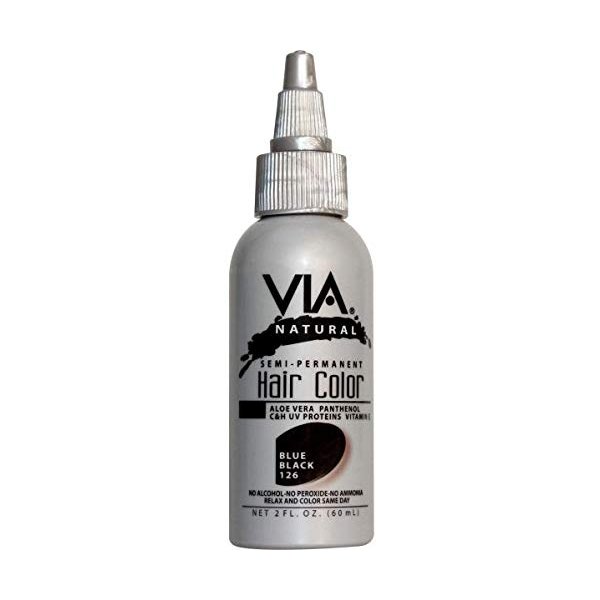 Via Natural Hair Color 126 [Blue Blk] (Pack of 4)