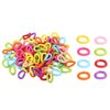 Plastic Chain Links for Birds Bird Toys Parrots cage Silly Toy Supplies Material Conures Rings Hooks Hard Parrot c Clip Planet Pleasures Chains Color Rainbow Caged Clips
