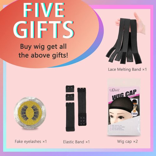 QNQZ Highlight Straight Lace Front Wig 13x6 Transparent Lace Front Wig Human Hair 180 Density Colored Human Hair Lace Front Wigs 32 Inch Frontal Human Hair Wigs