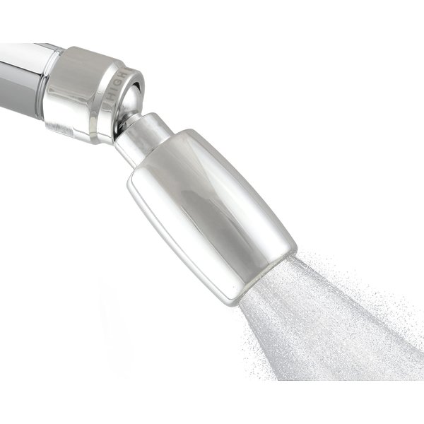High Sierra's All Metal 1.5 GPM High Efficiency Low Flow Showerhead. Available in: Chrome, Brushed Nickel, Oil Rubbed Bronze, Polished Brass, or Matte Black