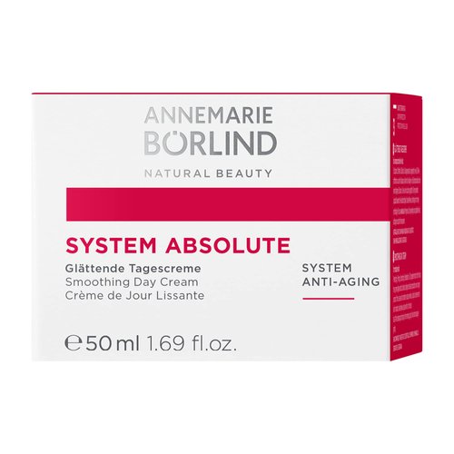 ANNEMARIE BÖRLIND - SYSTEM ABSOLUTE Smoothing Day Cream - Anti Aging Moisturizer with Aloe, Shea, Algae and Jojoba Extracts - Nourishes, Protects, and Hydrates - 1.69 Fl. Oz