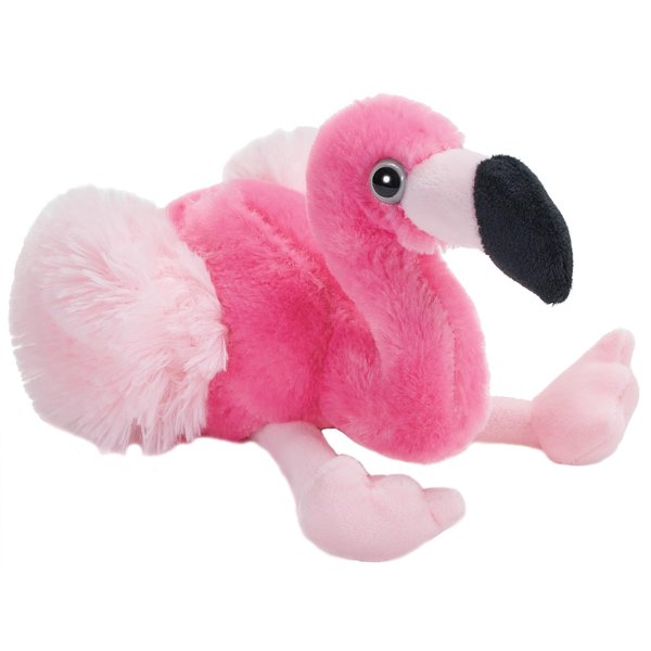 Wild Republic Flamingo Plush, Stuffed Animal, Plush Toy, Gifts for Kids, Hug’Ems 7"