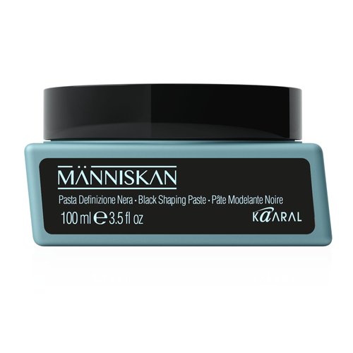 Kaaral Människan Black Shaping Paste, 100ml - Modeling Paste for Hair with Black Carbon and UV Protection