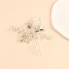 AUNEAL Wedding Hair Accessories for Women Hair Pins Set Hair Jewelry for Girls Flower Pearl Hair Clips Headpieces for Brides Bridesmaids