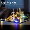 DALDED LED Lighting Kit for Lego Harry Potter Hogwarts Castle and Grounds 76419, LED Light Compatible with Lego 76419 Building Block Models (Music Version)