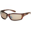Crossfire 2117 Infinity Premium Safety Glasses, HD Brown Mirror Lens - Brown Frame