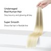 HOTBANANA Tape in Hair Extensions, 20 Inch Tape in Hair Extensions Human Hair 20pcs 50g Ombre Ash Blonde to Golden Blonde and Platinum Blonde Tape Hair Extensions Straight Remy Human Hair Extensions