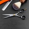 Professional Hair Cutting Scissors For Men Hair scissors Sharp Blades Hairdressing Barber Scissors - Barber Shears Stainless Steel 6.5" for Hairdresser Salon Barbers and Home