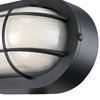 Westinghouse Lighting 6113700 Traditional One-Light Dimmable LED Outdoor Wall Light, Textured Black Finish, White Glass