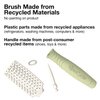 Olivia Garden NewCycle Vented scalp-hugging Hair Brush with ionic bristles and made from 100% recycled material (except bristles)