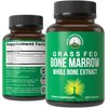 Peak Performance Grass Fed Bone Marrow - Whole Bone Extract Supplement 180 Capsules Superfood Pills Rich in Collagen, Vitamins, Amino Acids. from Bone Matrix, Marrow, Cartilage. Ancestral Tablets