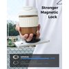 SUPERONE Magnetic Base R Stand for PopSockets, Removable for MagSafe Phone Grip Phone Kickstand [Vertical Viewing] Compatible with iPhone 16/15/14/13/12 Series & MagSafe Cases, Black