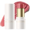 FALOCUTUS 2Pcs Cream Blush Makeup Stick,Monochromatic Multi-Stick Face Blush for Cheek,Lip and Eye,Matte and Dewy Finish for Long Wearing,Easy Application.BLISS