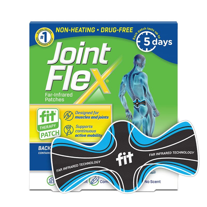 JointFlex FIT Therapy Far Infrared Patch for Lower Back, Supports Continuous Active Mobility, up ...