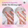SAVILAND Pastel Cat Eye Gel Nail Polish Set: 12 Colors Glitter Cat Eye Gel Nail Polish Castor Oil Vitamin E Sparkle Magnetic Gel Polish Soak Off U V LED Nail Art Magnet Manicurist Gift Salon Home