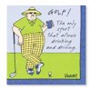 Humorous "Golf" Beverage Napkins