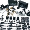 TACYILLU Weapons Pack Military Toy Swat Team Battle Building Blocks Set Combat Weapon Guns Accessories Pack Motorcycles Mini Figures kit for Boys Age 6+ Gifts Perfect Combination with Major Brands