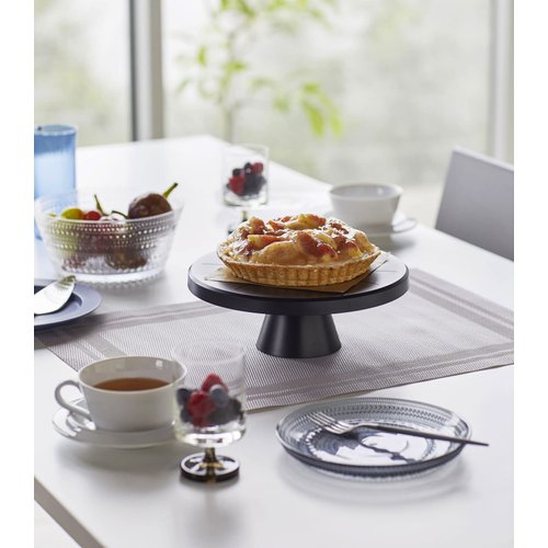 Yamazaki Home Tower Plastic 9" Round, Stackable Cake and Dessert Stand - Abs Plastic