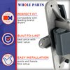 Whole Parts Dryer Door Hinge Assembly Part # 137105100 - Replacement & Compatible with Some Crosley, Electrolux, Frigidaire and Kenmore Dryers - 2 Yr Warranty