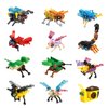 IAMGlobal 12 Packs Mini Animal Building Blocks Toy Set, Party Supplies Gifts Party Favor, 3 in 1 Animals Figures Stem Toys, Birthday, Carnival Prizes