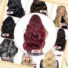 KiiKiiGirl Virgin U Tip Hair Extensions -U Tip Hair Extensions Human 99# U Tip Hair Extensions Human Hair, U Tip Hair Extensions Real Human Hair,U Tip Extensions Human 14 Inch 30g/pack