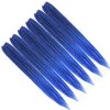 Mayloss 6 Packs/Lot (14/18/24/30) inch 1cm 20 Strands/Pack Thin 3X Box Braid Crochet Hair Extensionin Diameter 3X Synthetic Braid Hair Extensions Crochet Braids Hair Color(24Inch T1B/blue)