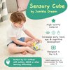 Jumble Dream Busy Cube Sensory Toys for Toddlers is a Handmade Montessori Fidget Cube - Wooden Busy Board Activity Cube Travel Toy for Children with Autism & ADHD 1 2 3