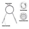 Spring Clip Collars 2 Inch Olympic Barbell Clamps Dumbbell Clips Weight Bar Clips for Weightlifting, Powerlifting, Strength Training (2 Pairs)