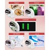 Phomemo Label Maker Machine with Tape, P12 Pro Portable Bluetooth Label Printer, Small Smart Phone Handheld Sticker Mini Labeler Multiple Templates Easy to Use Inkless Rechargeable Office Home- Pink